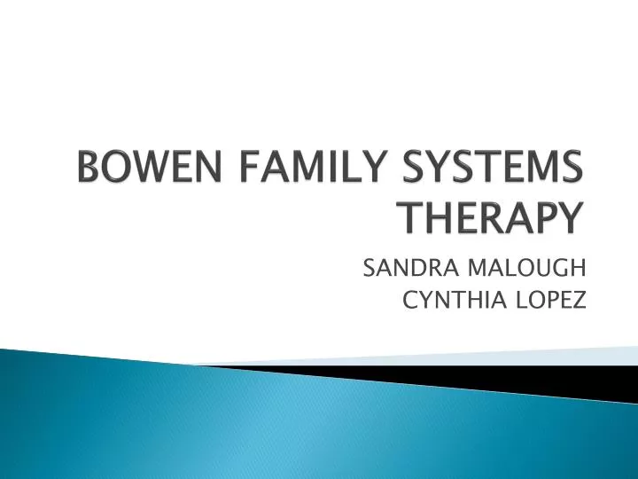 bowen family systems therapy