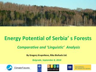 Energy Potential of Serbia’ s Forests