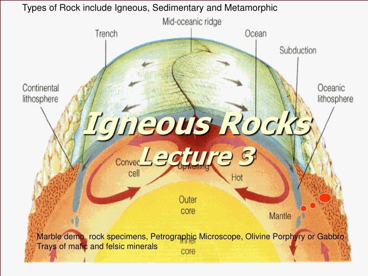 igneous rocks lecture 3