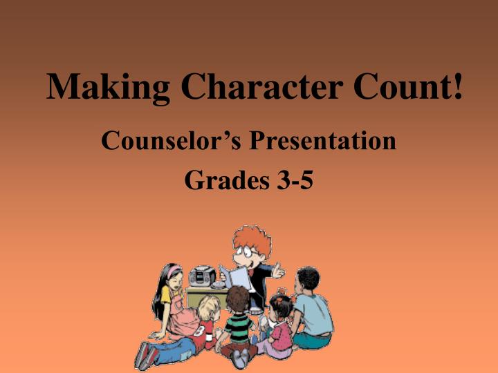 making character count