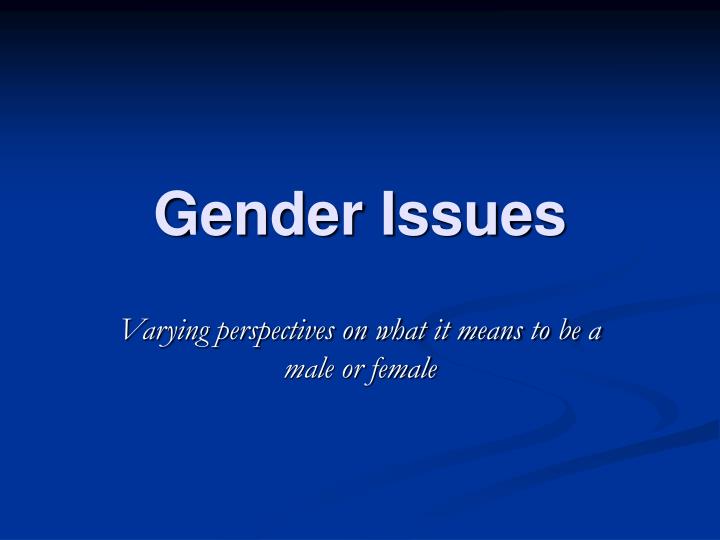 gender issues