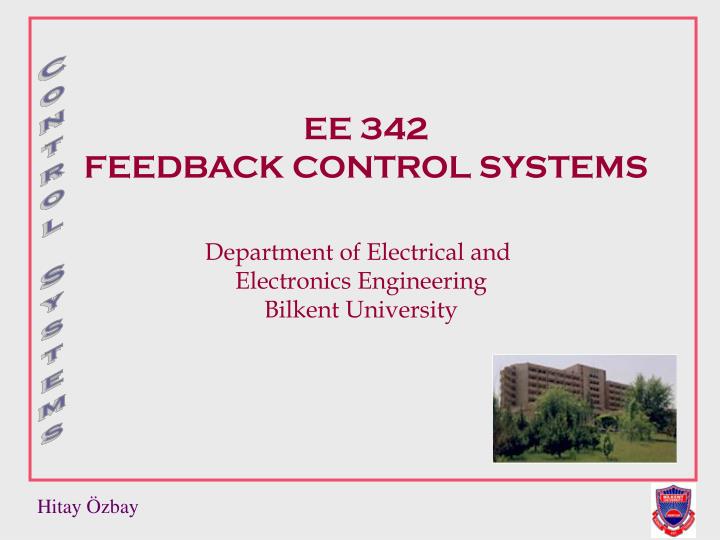 ee 342 feedback control systems