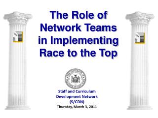 Staff and Curriculum Development Network (S/CDN) Thursday, March 3, 2011