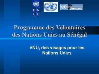 Programme des Volontaires des Nations Unies au Sénégal