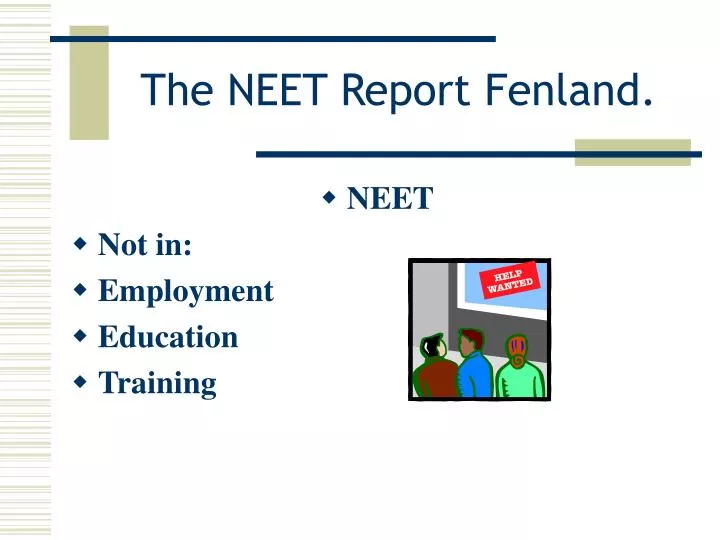 the neet report fenland