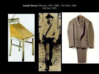 Joseph Beuys (German, 1921-1986), Fat Chair , 1964 Felt Suit , 1970