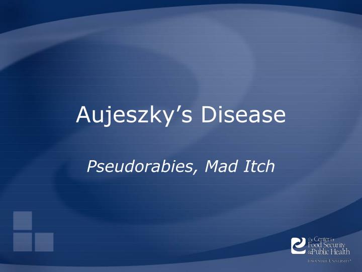 aujeszky s disease