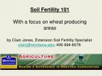 Soil Fertility 101 With a focus on wheat producing areas - slide 1
