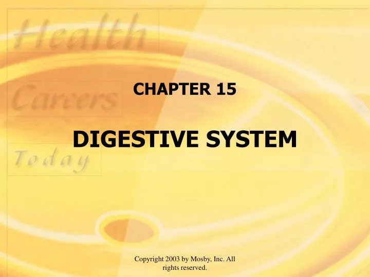 chapter 15 digestive system