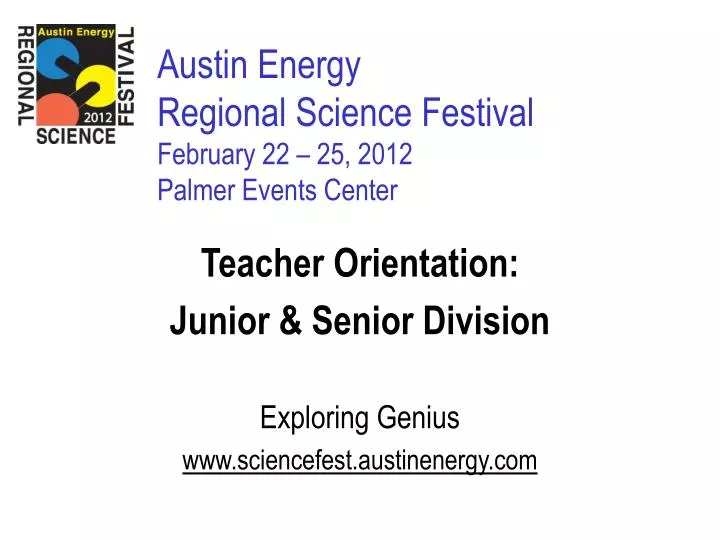 austin energy regional science festival february 22 25 2012 palmer events center