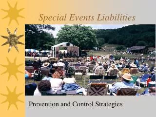 Special Events Liabilities