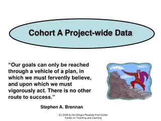 Cohort A Project-wide Data