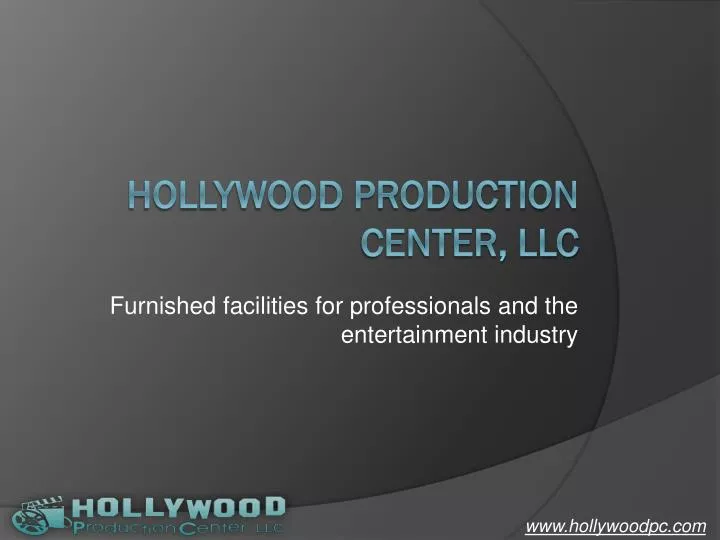 furnished facilities for professionals and the entertainment industry
