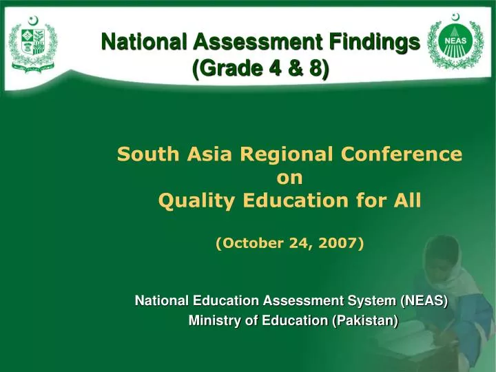 national assessment findings grade 4 8