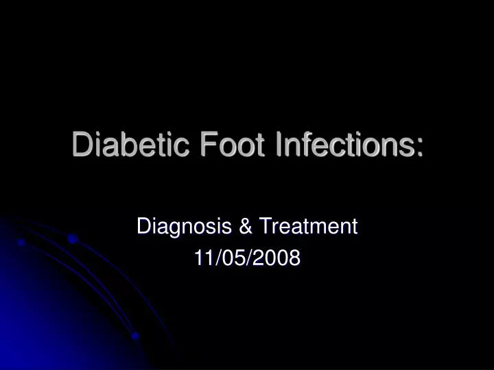 diabetic foot infections