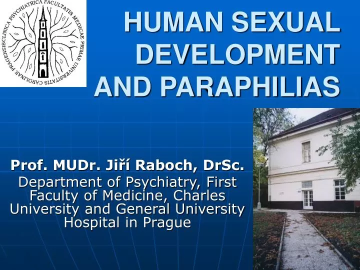 human sexual development and paraphilias