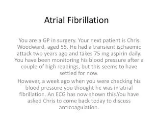 atrial fibrillation