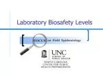 Laboratory Biosafety Levels - slide 1