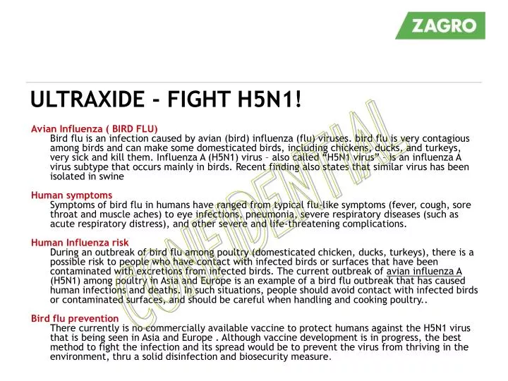 ultraxide fight h5n1