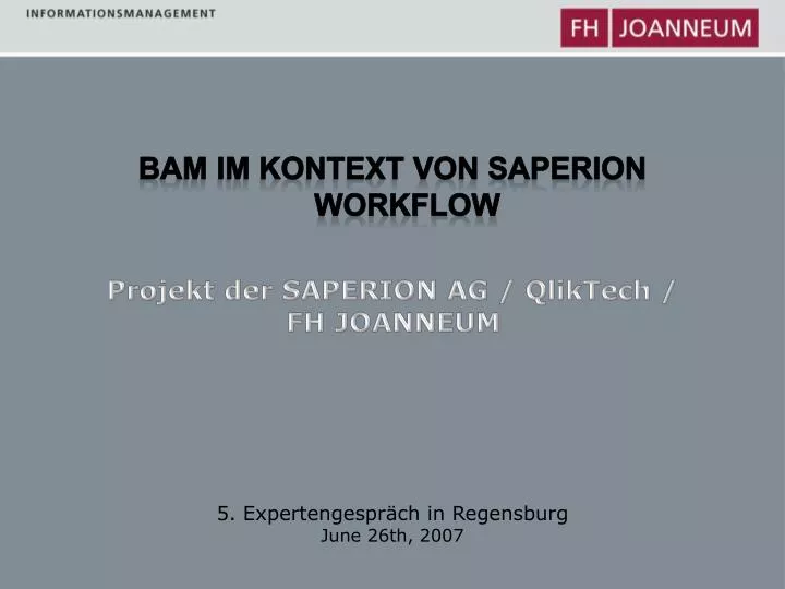 bam im kontext von saperion workflow
