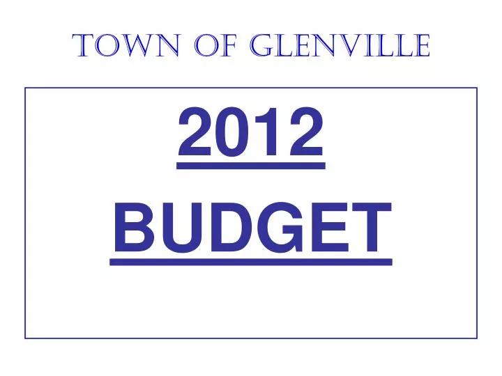 town of glenville