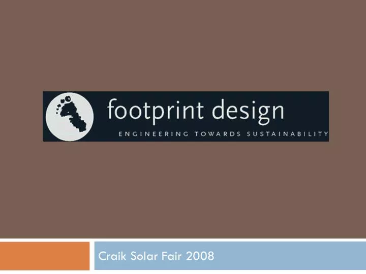 craik solar fair 2008