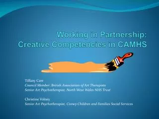 Working in Partnership: Creative Competencies in CAMHS