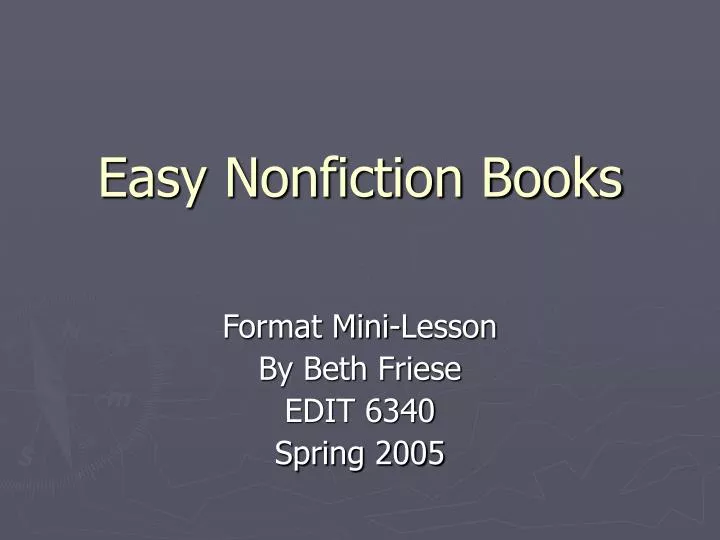 easy nonfiction books