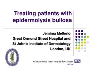 Treating patients with epidermolysis bullosa