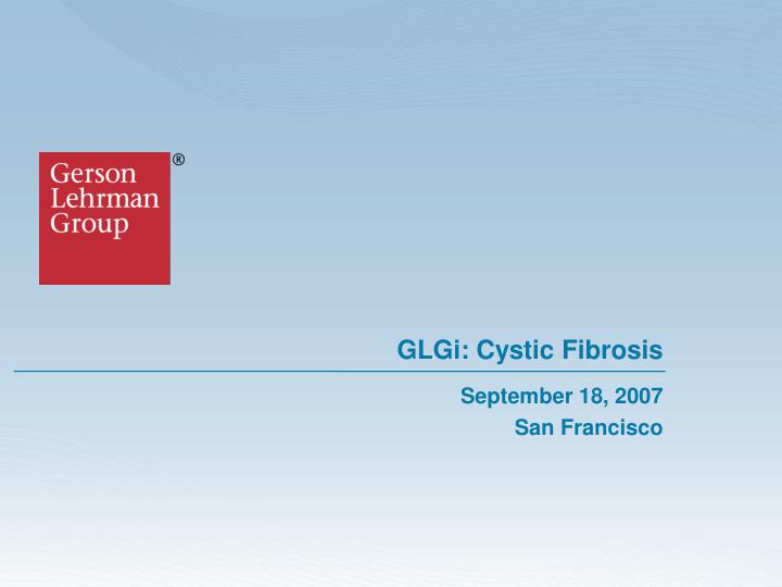 glgi cystic fibrosis