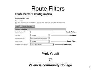 Route Filters
