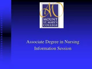 Associate Degree in Nursing Information Session