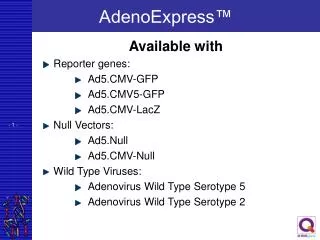 AdenoExpress™