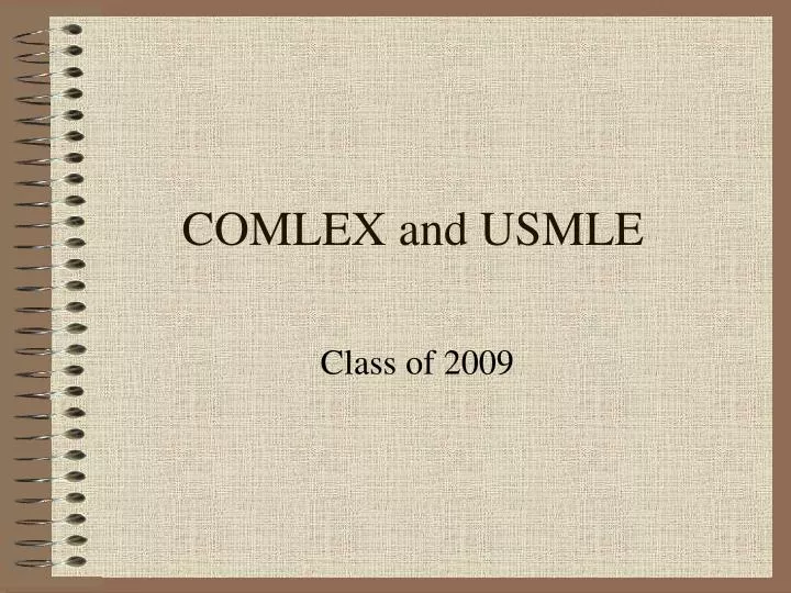 comlex and usmle