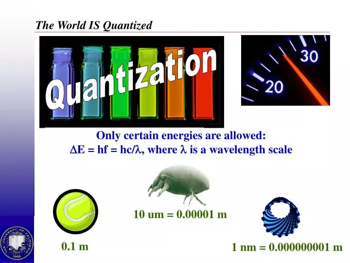 the world is quantized