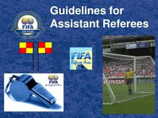 Guidelines for Assistant Referees