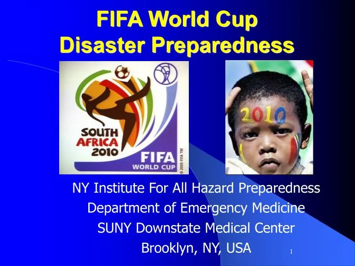fifa world cup disaster preparedness