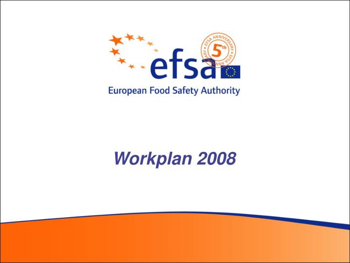 workplan 2008