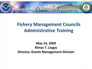 Fishery Management Councils Administrative Training