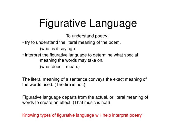 figurative language