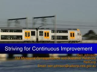 Striving for Continuous Improvement