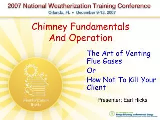 Chimney Fundamentals And Operation