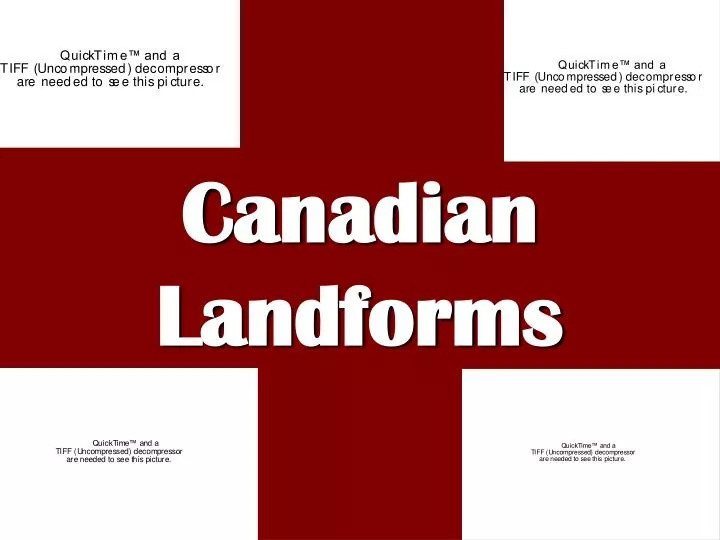 canadian landforms