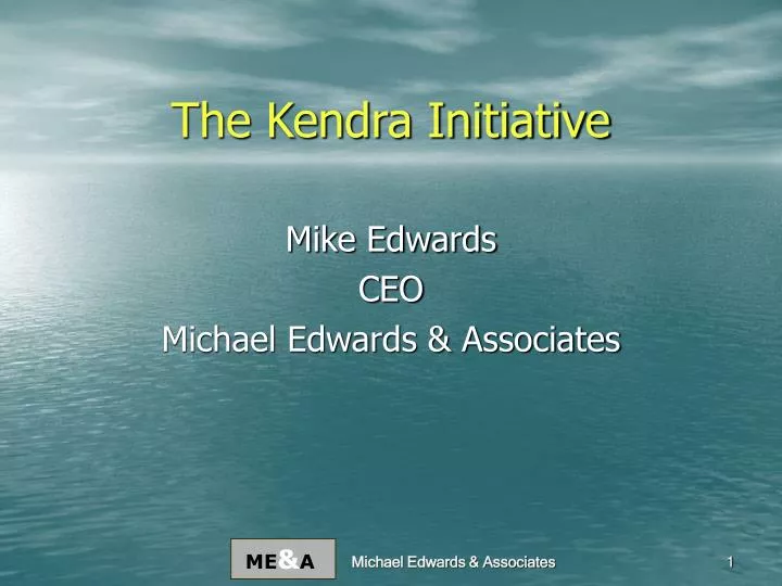 the kendra initiative