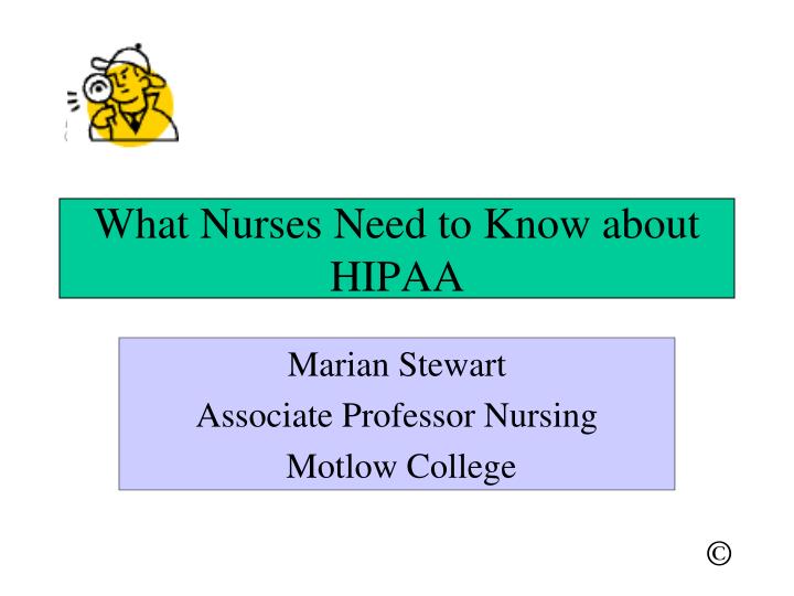 what nurses need to know about hipaa