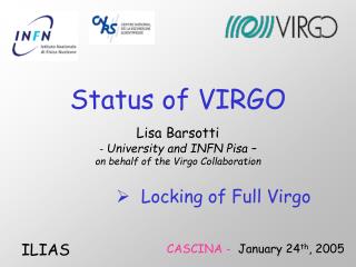Status of VIRGO