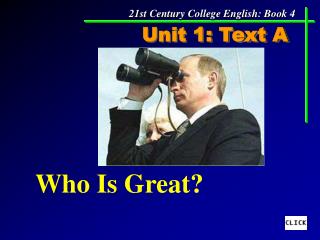 Unit 1: Text A