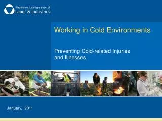 Working in Cold Environments