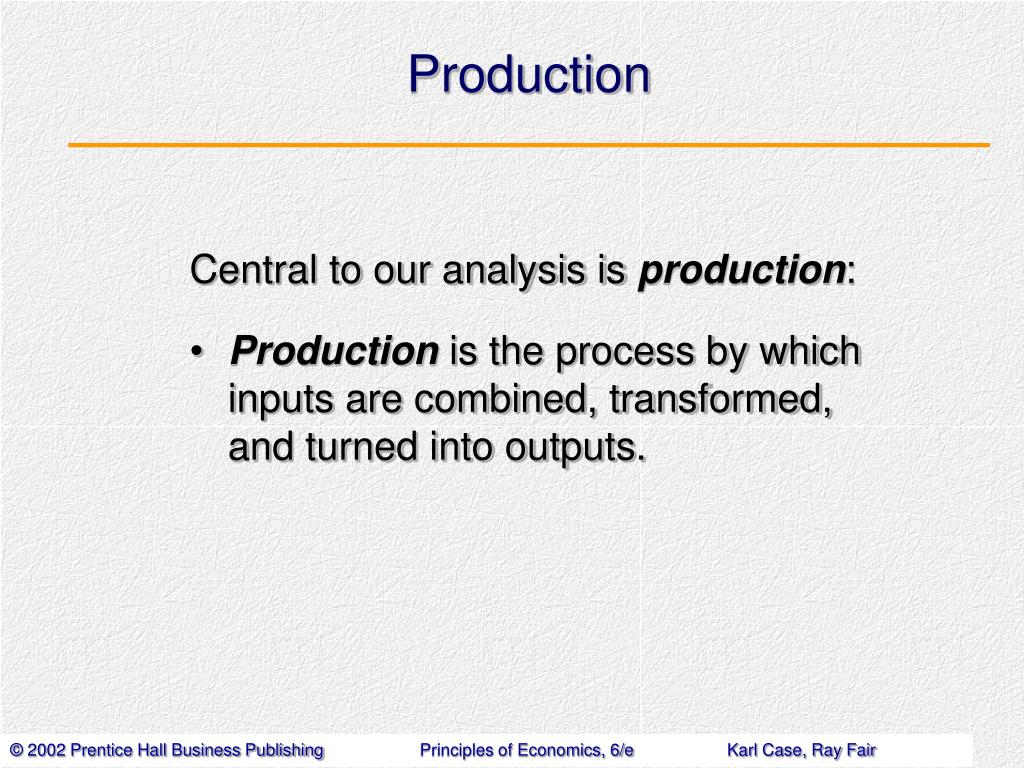 PPT - Production PowerPoint Presentation, free download - ID:333670