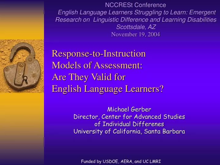 response to instruction models of assessment are they valid for english language learners